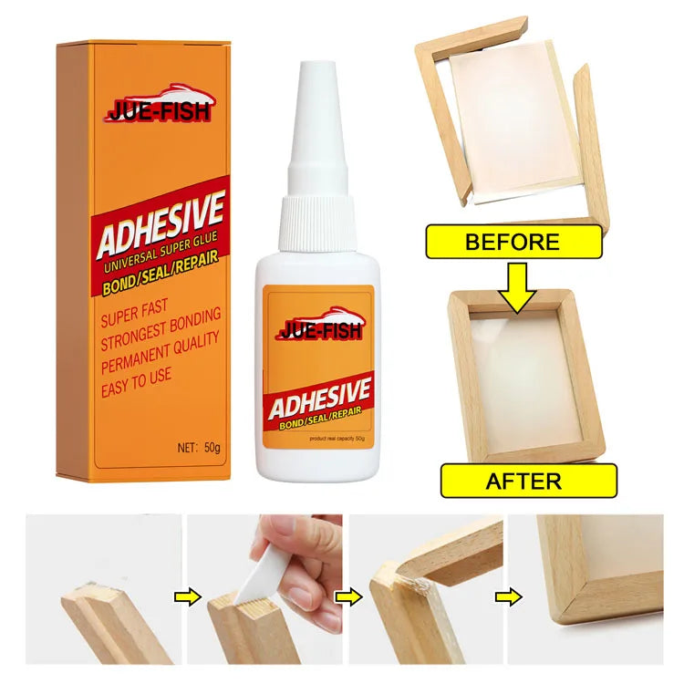 Instant Super Glue Plastic Cermet Shoes Repair Quick-Drying Wood Paper Glue Instant Super Glue Adhesives
