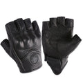 Suomy Men's Leather Motorbike Riding Gloves Half Finger Outdoor Sports Motorcycle Cycling Gloves Summer Racing Breathable Gloves