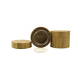 Bamboo Packaging Empty Cosmetic Cream Container 50g Bamboo Lid Cosmetic Glass Jar