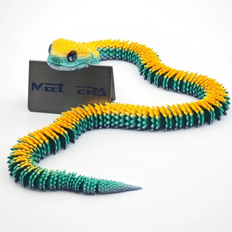 Wholesale Custom Printed PLA Mini Snake Toy Boys Small 3D Model Games Figure Customizable