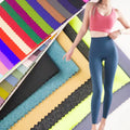 Stock Wholesale Polyamide Elastane Dry Wicking Yoga Leggings Fabric for Sportswear