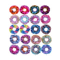 Wholesale Dropship Creative Elastic Hair Ties Band Hidden Pocket Zipper Mermaid Laser Lavender Zip Scrunchies With Zipper Pocket
