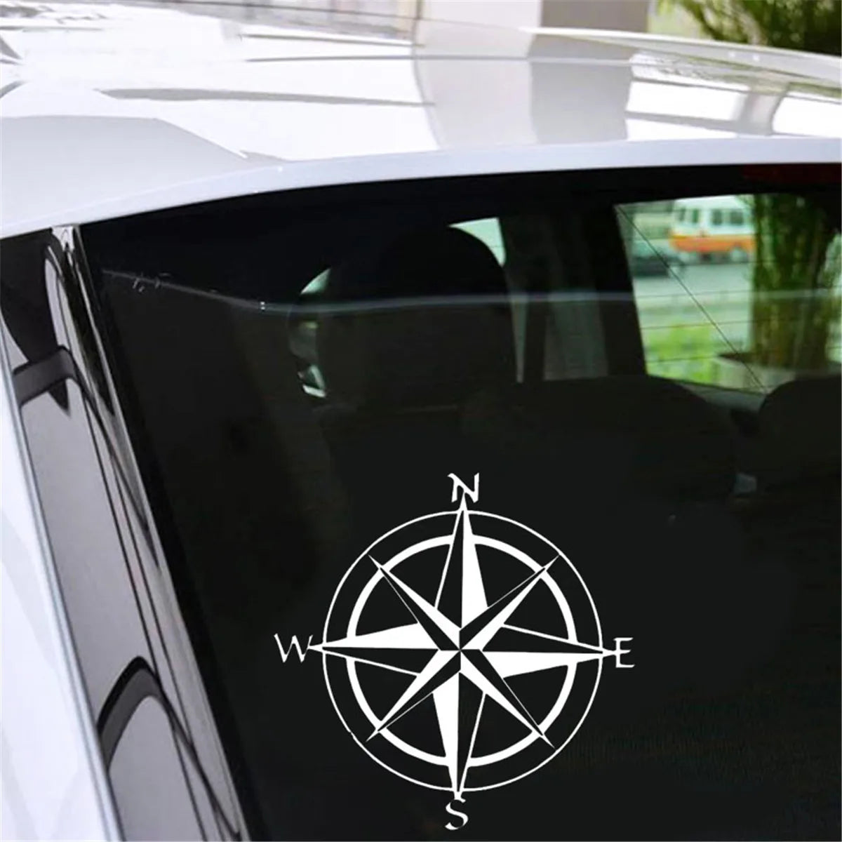 Compass Car Compass Stickers Laptop Vinyl Decal Notebook Car Truck Decor Vinyl Sticker Gift Die Cut Decals Latop Window Glass