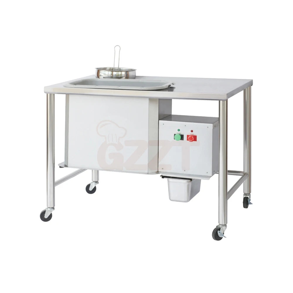 220V 110V KFC Equipment Electric Breading Table Automatic Electric Powder Wrapping Chicken Breading Table