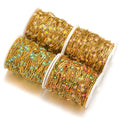 1Meter Stainless Steel Fashion Enamel Flowers Long Buckle Chains for DIY Jewelry Bracelet Findings Anklet Making Wholesale