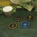 Custom the Legend of Zelda Metal Coasters Printed Aluminum Coasters Cup Coasters Metal Crafts Product