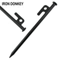 IRONDONKEY Tent Pegs and Mallets Outdoor Beach Tent Fixed Windproof Campsite Nail Camping Accessories Tent Peg