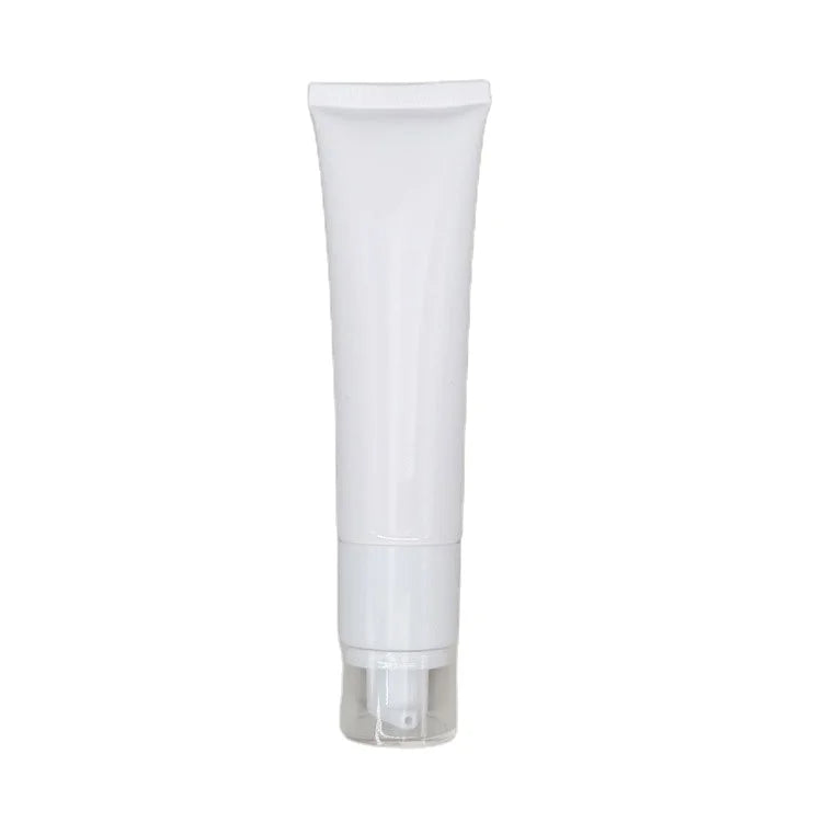High Quality 1.6 Oz 50ml Plastic Airless Pump for Soft Cosmetic BB CC Cream Sunblock Golden Glow Beauty Balm for Skin Care