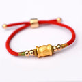 New Arrival 999 Silver Six Words OM Charm Bracelets for Women Men Braided Cord Chinese Knots Red Rope Buddhist Prayer Jewelry