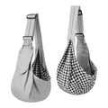 Portable Eco-Friendly Leather Soft-Sided Pet Carrier Bag with Zipper Closure for Cats Dogs Puppies-Single Shoulder Travel Sling