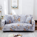 Hot Selling Exquisite Striped Leaf Flowers Pattern Polyester Sofa Cover Various Pure Colors Non-Slip Elastic Stretch Sofa Cover