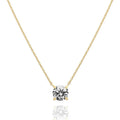SC New Trend 18K Gold Plated  CZ Dainty Choker Necklace Diamond Zircon Necklaces Crystal Solitaire Necklace for Women