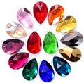 Fashion AB Colorful Glass Stone Drop Shape Crystal Sew-on Stone for DIY Jewelry