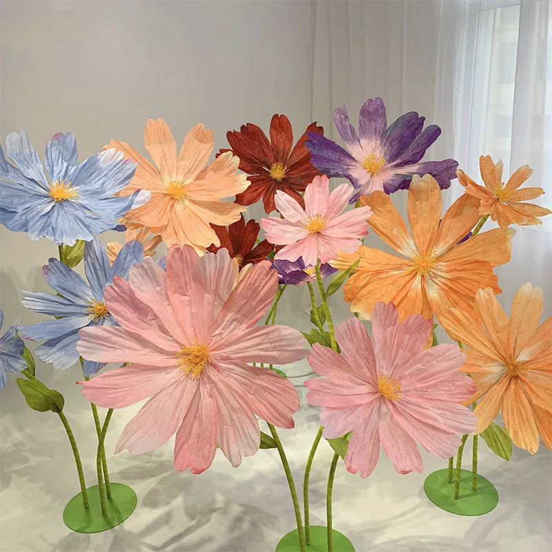 L752 Wedding Road Lead Decorative Giant White Red Pink Flower Large Flowers for Wedding Party Events Decor