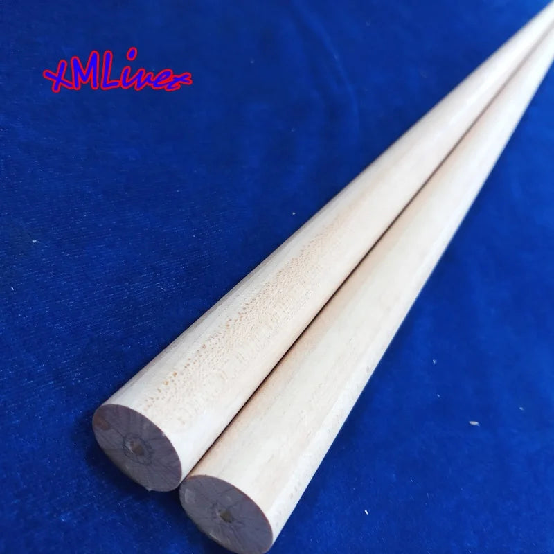 Xmlivet Half-finished Billiards Carom Cue Shafts 12 Pieces Pool Hard Maple Wood Laminated Technology Shafts Wholesale