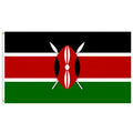 3x5Ft Kenya Flag Polyester With Two Brass Grommets Single Layer Hanging Outdoor and Indoor Deco /48 Hours Complete the Sample