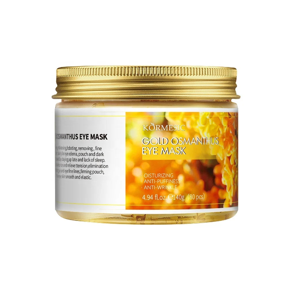 OEM Private Label KORMESIC Gold Osmanthus  Eye Patch Gentle Moisturizing Eye Care Eye Mask