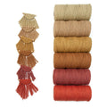 Macrame Cotton Cord 3mm X100m Twine String Colored Cotton Rope Craft Cord for DIY Crafts Knitting Plant Hanger Decor Color Two