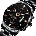 OEM Luxury Watches Men Wrist Quartz Dial Man Wristwatch Casual Stainless Steel Custom Logo Watch Jam Tangan Reloj Herrenuhr