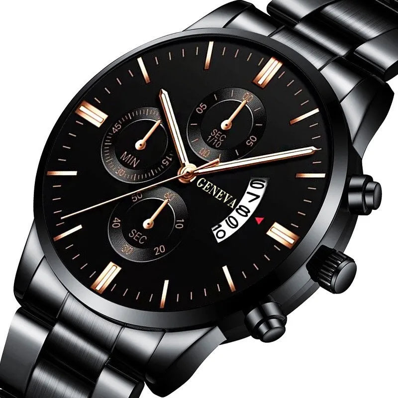 OEM Luxury Watches Men Wrist Quartz Dial Man Wristwatch Casual Stainless Steel Custom Logo Watch Jam Tangan Reloj Herrenuhr
