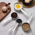 Trending Products New Arrivals Measuring Cup Set Stainless Steel 240ml/120ml/80ml/60ml/30ml Measuring Equipment Tools