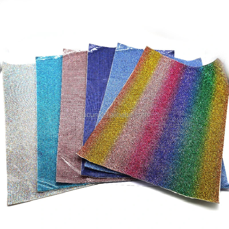 2.5mm Sticky AB Rhinestone Glass Crystal Mesh Sheet for DIY Craft Gift Decoration