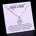 Irish St. Patrick's Day Gift Claddagh Ring Interlocking Rings Charm Celtic Knot Lucky Clover Shamrock Pendant Jewelry Necklaces