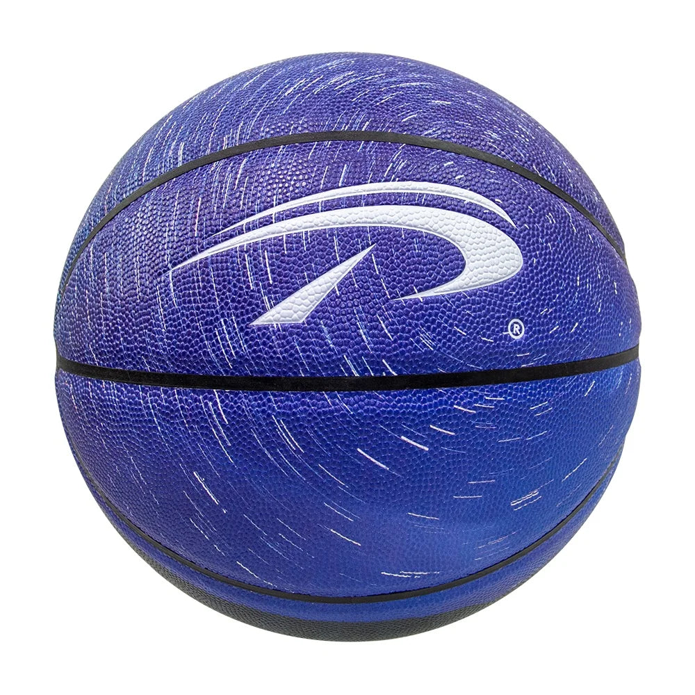 Competitive Price PSYCHE Custom Logo Starry Blue Official Size 7 Basketball PU Leather HF-7060 Model for Gift