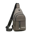 2024 Latest Design Nylon Utlity Waterproof Membrane Portable Male Outdoor Casual Sling Bag Sports