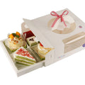 Bakery Package Cupcake Mousse Box Puff Basque Afternoon Tea Cake Dessert Handheld Package Box Square Wedding Cake Favor Box