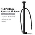 Portable Aluminum Mini Bike Floor Pump Small Air Cycle Pump for Bicycles