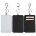 Heat Press Credit Card Holder Wallet Case Pouch Blank Sublimation PU Leather Keychain Card Holder