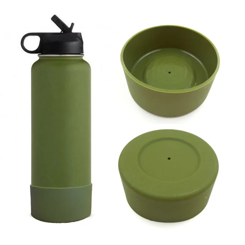 32OZ - 40OZ  Vacuum Flask Protecter Cup Holder Silicone  Space Pot Sleeve