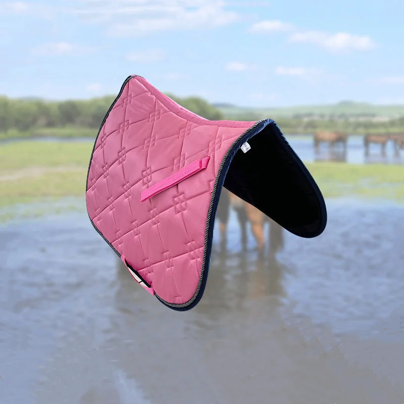 Wholesale Equestrian Riding Equipment and Accessories Close Contact Equine Classical Saddle Pad English Saddle Pads for Horses