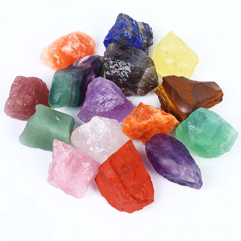 Wholesale Bulk Crystal Stones Healing Rough Gemstones Colorful Amethyst Rose Quartz Stones Decoration Home