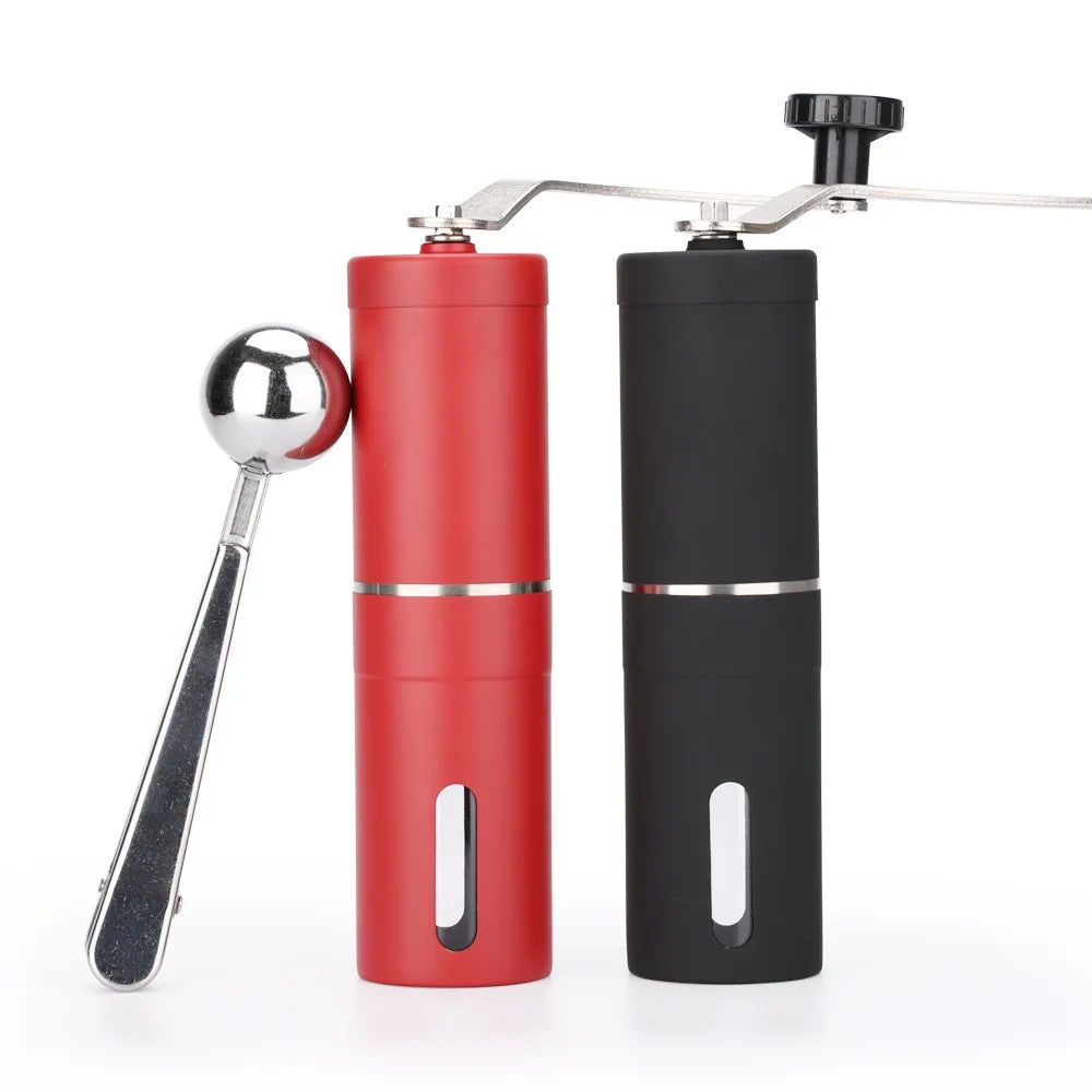 Custom Logo Portable Manual Mini Coffee Grinder Ceramic Burr Hand Grinder for Coffee & Tea Tools