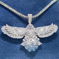 Rapper Star Style Atlanta Hawks Sign Pendant Pass Diamond Testter Vvs Moissanite Iced Out Personalization Pendant