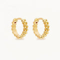 LOZRUNVE Silver 925 Minimalist Plain Braid Huggie Hoop Earring Delicate Jewelry Wholesale