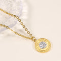 Stainless Steel 18k Gold Plated Hiphop Charm Jewelry Medusa Pendant Necklace for Men Women