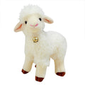 Wholesale Sheep Plush Toy Simulation Plush Lamb Sheep with Bell Lifelike Cuddly Sheep Stuffed Animal Toys Adorable Gift