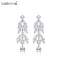 LUOTEEMI Hot Sale Flower Vintage Bridal Long Jewellery Earing Charm Fancy 2026 New Fashion Large Earrings