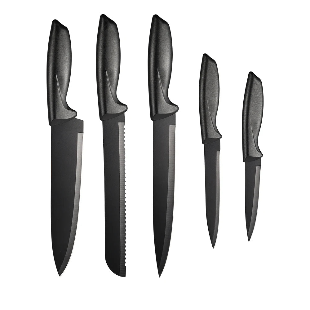 Premium Stainless Steel Darth Vader 5-piece Kitchen Knife Set Comfortable Grip PP Handle Kitchen Knife Set