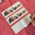 Waterproof Self Adhesive Vinyl StickerPromotional Glossy PVC Plastic Sticker for Garment