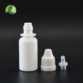 Pharmaceutical 15mL 20ml 30ml 100ml White LDPE Plastic Empty Eye Dropper Medicine Use Bottle
