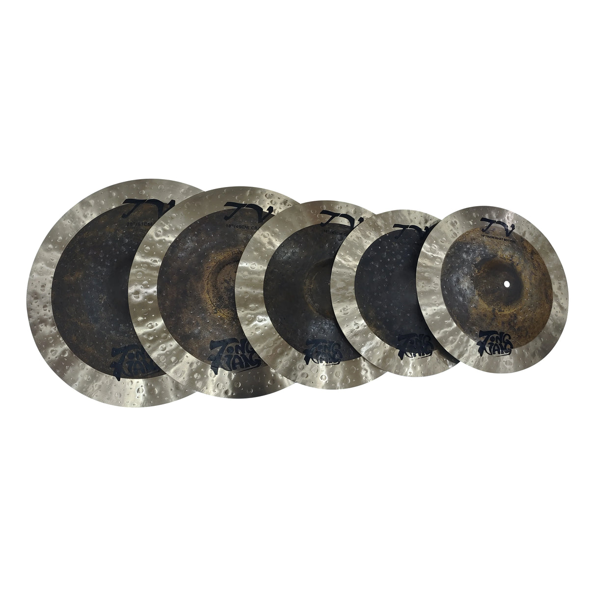 Tongxiang Chinese Handmade B20 Bronze Alloy Cymbals Set (14'' 16'' 18'' 20'') TV Series Professional Sound for Sale