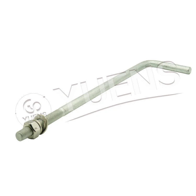 Yuens Solar Energy Ground Bracket Components Spiral Anchor Bolt Quick Easy Installation Ground Carport Galvanized Screw