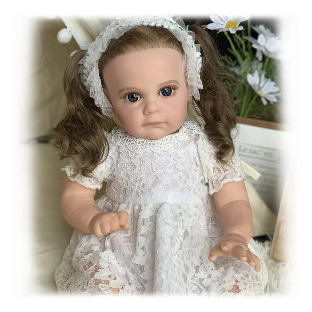 Mini Ual Christmas Silicon Blow up Cotton Kids Fashion Toys Alive Newborn Real Japanese Flat Reborn Dolls