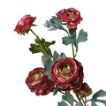 2024 Factory Hot Sale High-end Artificial Flower Tree Peony 6 Roasted Edge Dew Lotus Bouquet for Home Office Decoration