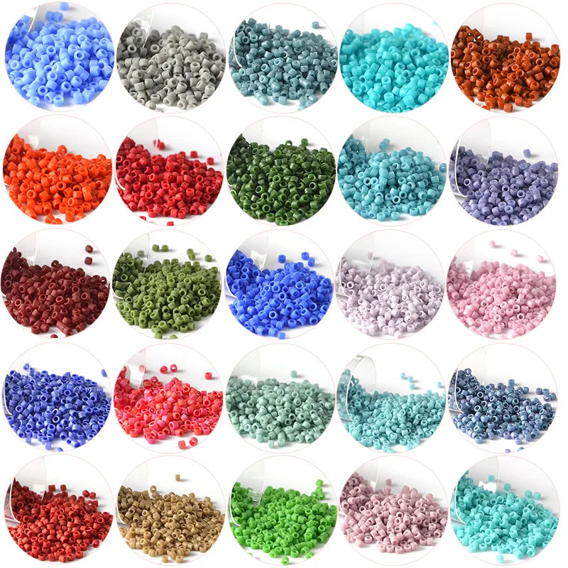 JC Crystal Bulk 11/0 Miyuki Frosted Seed Beads for Earring Bracelet Necklace Making  Glass Seed Beads Wholesale