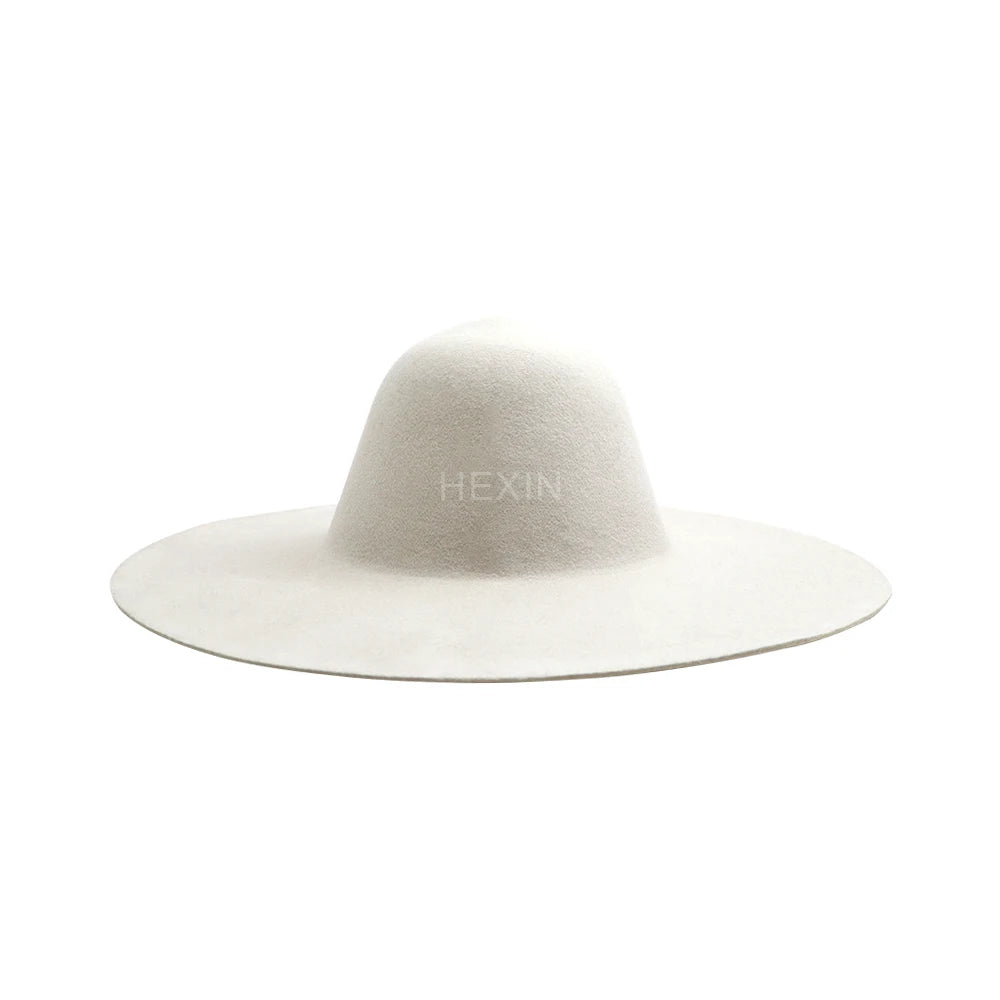OEM Fashionable Colorful 100% Australian Wool Hard Stiffness Hat Body for Casual Outdoor Sports Use Adjustable Head